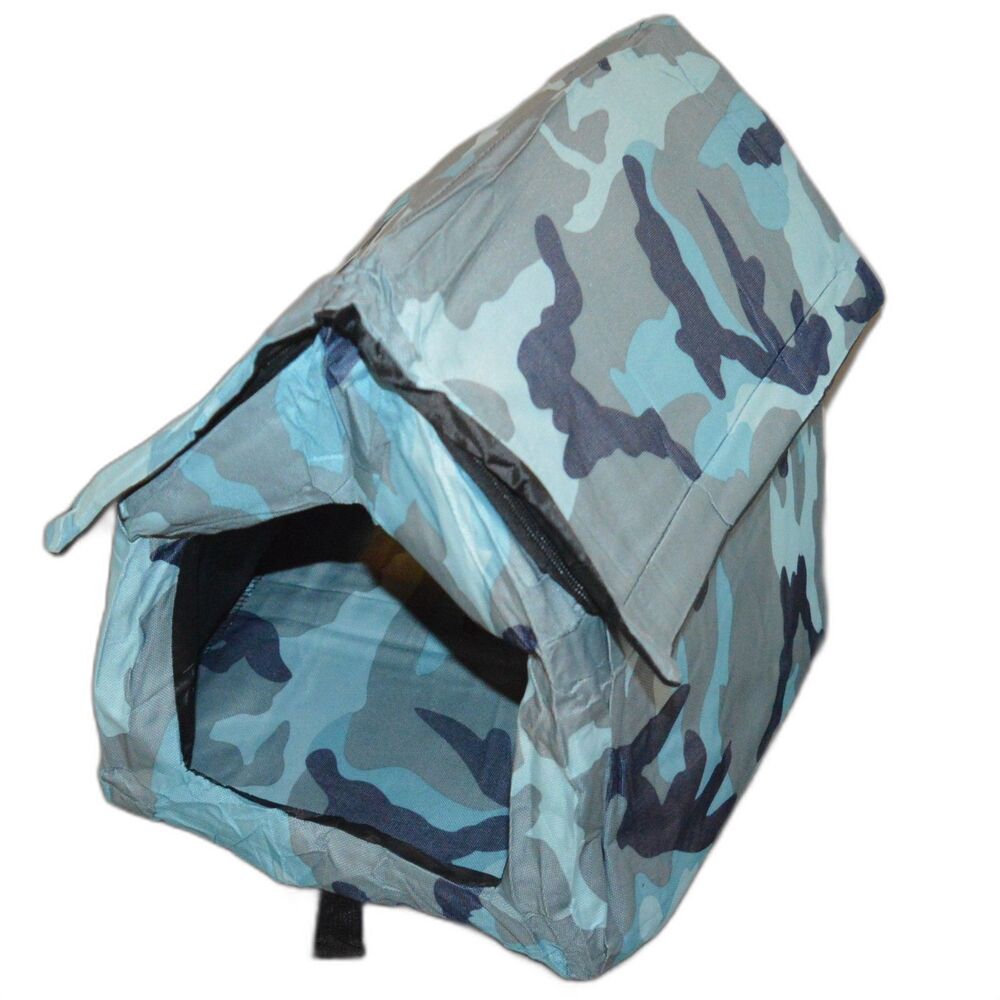 Camo Waterproof Stray Cats Shelter Warm Outdoor Feral Cat Pet New (one shelter)